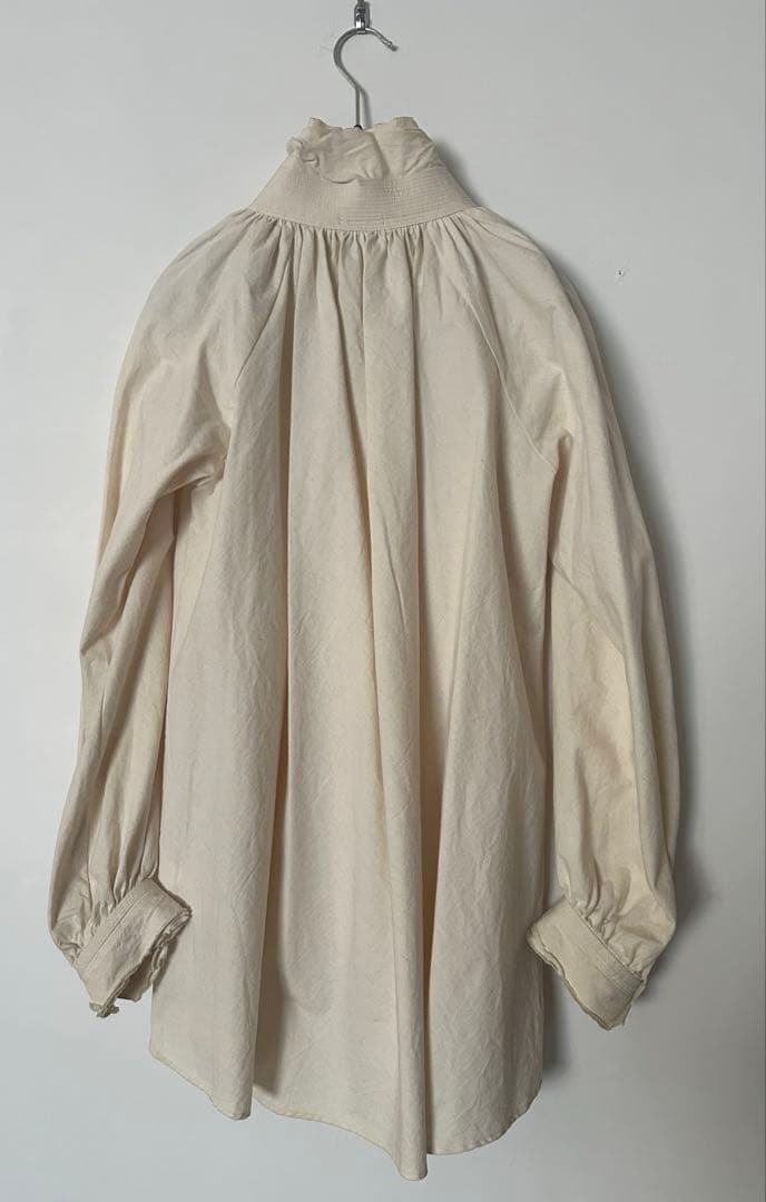 yunahica ユナヒカ　フリルブラウス　綿麻　サイズ2