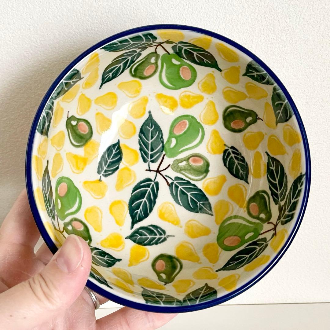 ツェラミカ フリーボウル ２点セット フルーツ柄 ポーリッシュポタリー 新品☻