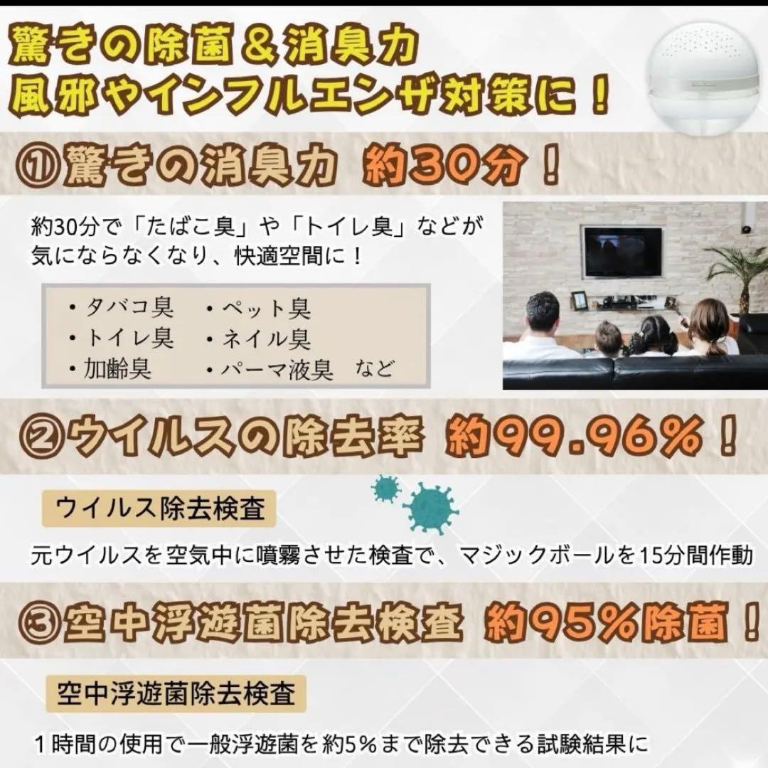 【新品・未使用品】MAGIC BALL BASIC 空気清浄機