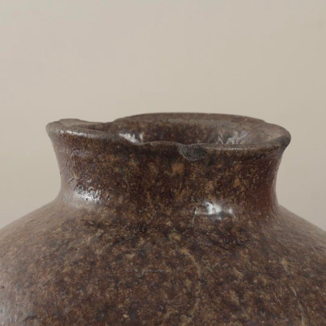 常滑 自然釉 壺 16〜17世紀頃 古美術 古道具 アンティーク 常滑焼