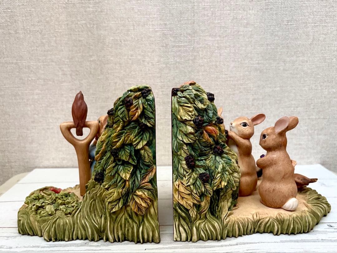 ピーターラビット　ボーダーファインアーツ　【ピーターラビットのブックエンド】