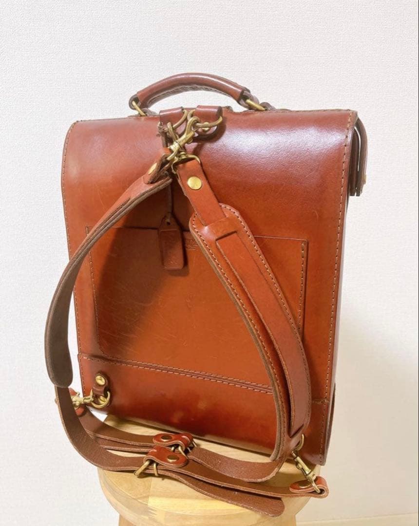 HERZ ダレスリュック(BJ-10) 革色チョコ Mサイズ