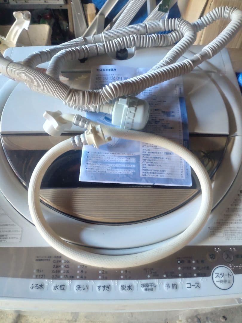 TOSHIBA洗濯機　2022年　SHARP冷凍冷蔵庫　2017年　【配送可】
