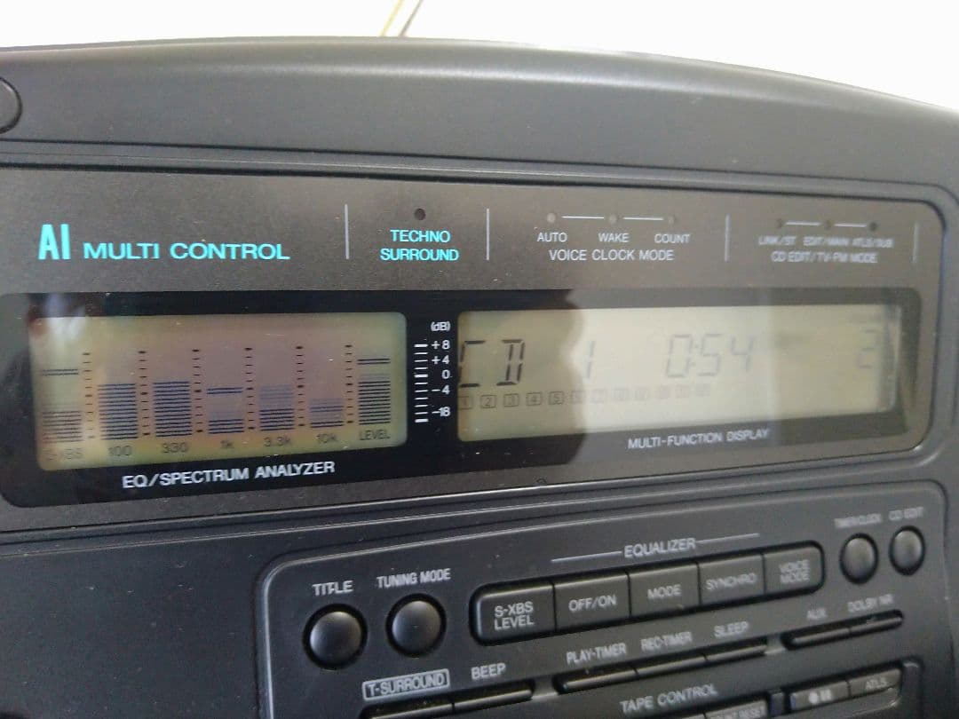 【バブルラジカセ】Panasonic　コブラトップ　RX-DT909