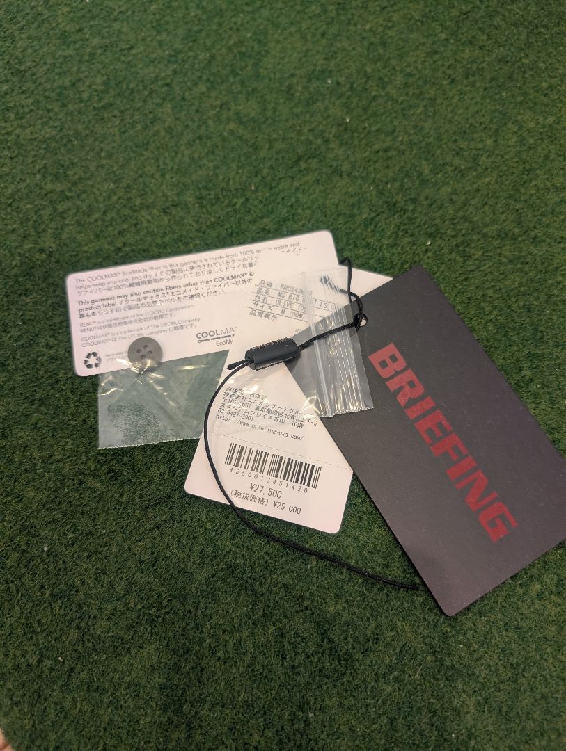 ブリーフィング　ポロシャツ　長袖