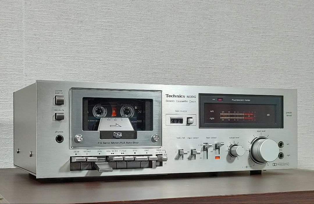 テクニクス Technics RS-M33Gカセットデッキ【録音再生良好】