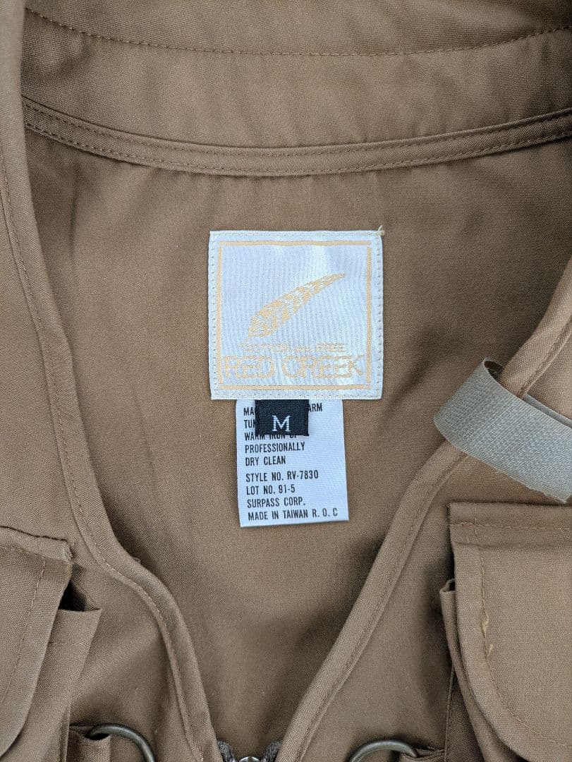 RED CREEK フィッシングベスト　Mサイズ