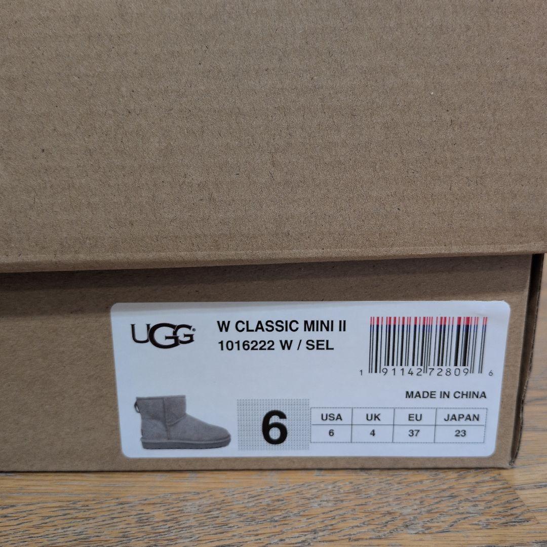 UGG W CLASSIC MINI II グレー 6