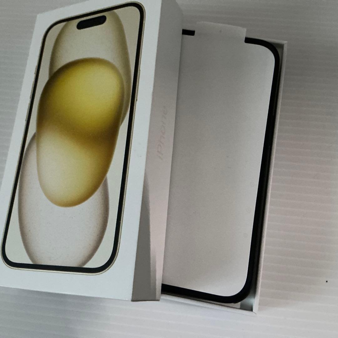 iPhone 15イエロー+ USB-Cケーブル・ケース128GB SIMフリー