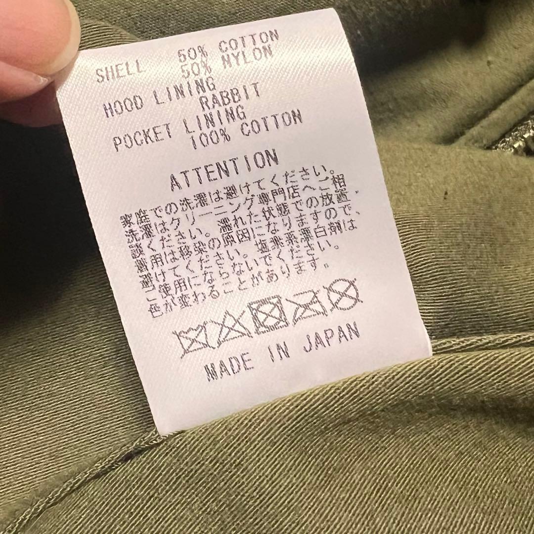 本日限定価格！ルードギャラリー　モッズコート　カーキ　ファー　※ライナーなし