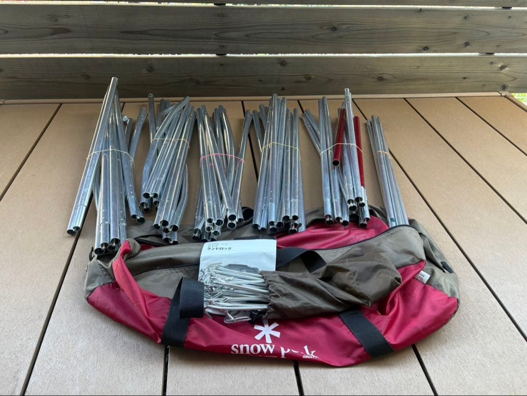 ラウンドロックTP-671R  peak テントセット