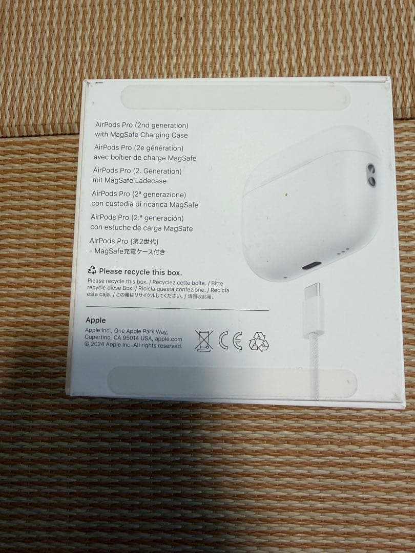 k-k AirPods pro2 本体 ホワイト 付属品付き