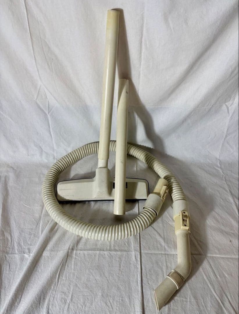 ⑤【当時物】日立 掃除機 CV-F155 昭和57年製 レトロ ピンク