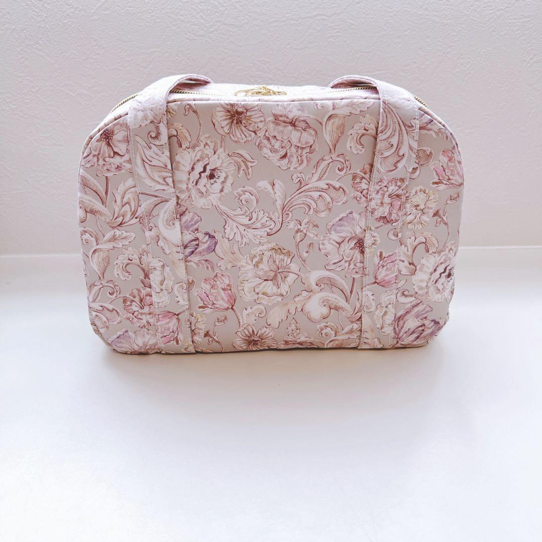 のりページ☆リバティアレキサンダーマーブルグレーブルームバッグ