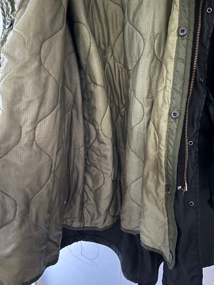 US ARMY (ユーエスアーミー)後染めM-65 フィッシュテール コート M