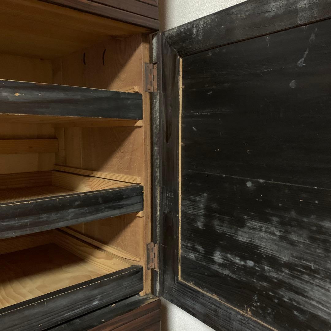 アンティーク家具 レトロ 重ね3段 箪笥 和たんす 収納箪笥