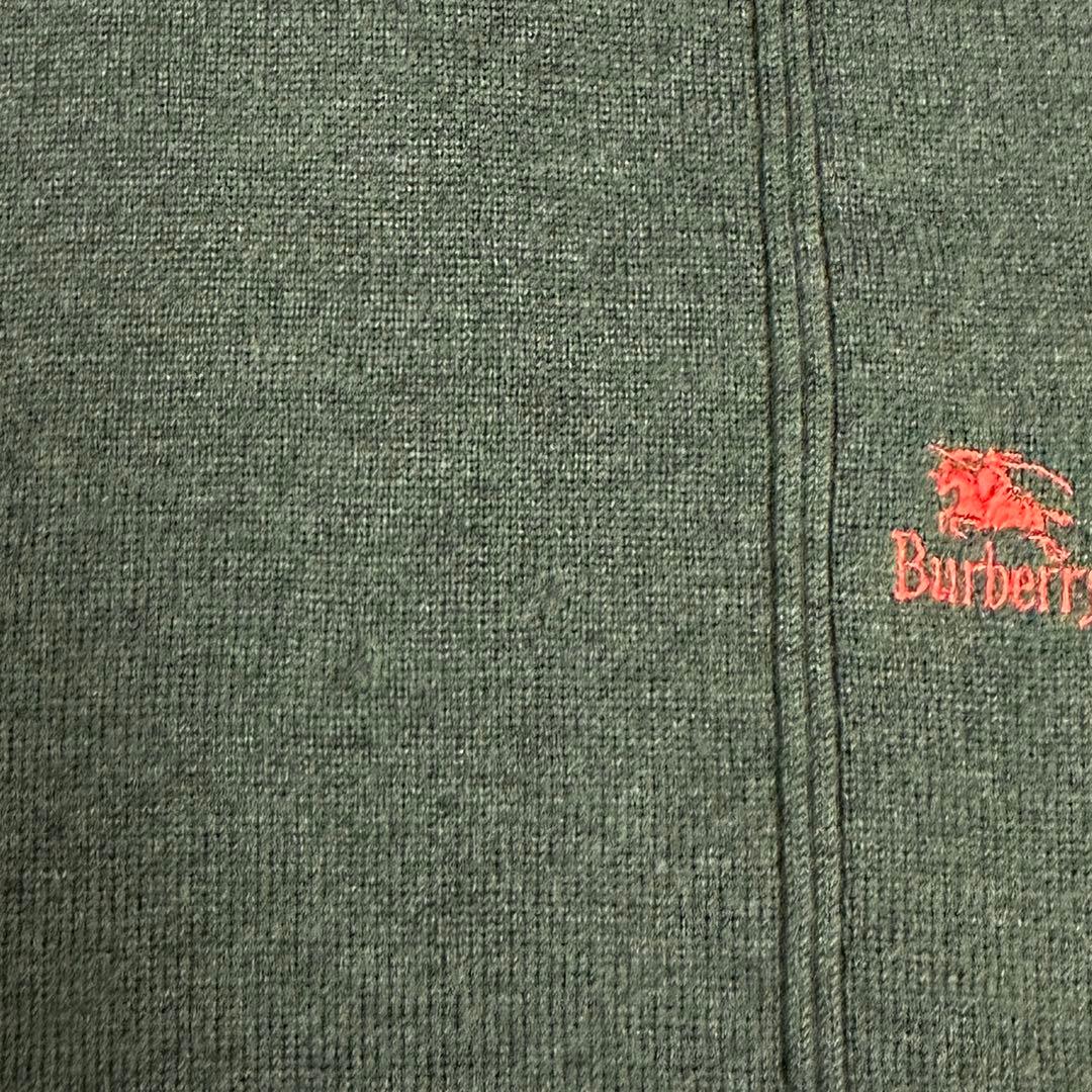 Burberrys バーバリーズ エルボーパッチ ウールニット M 英国製