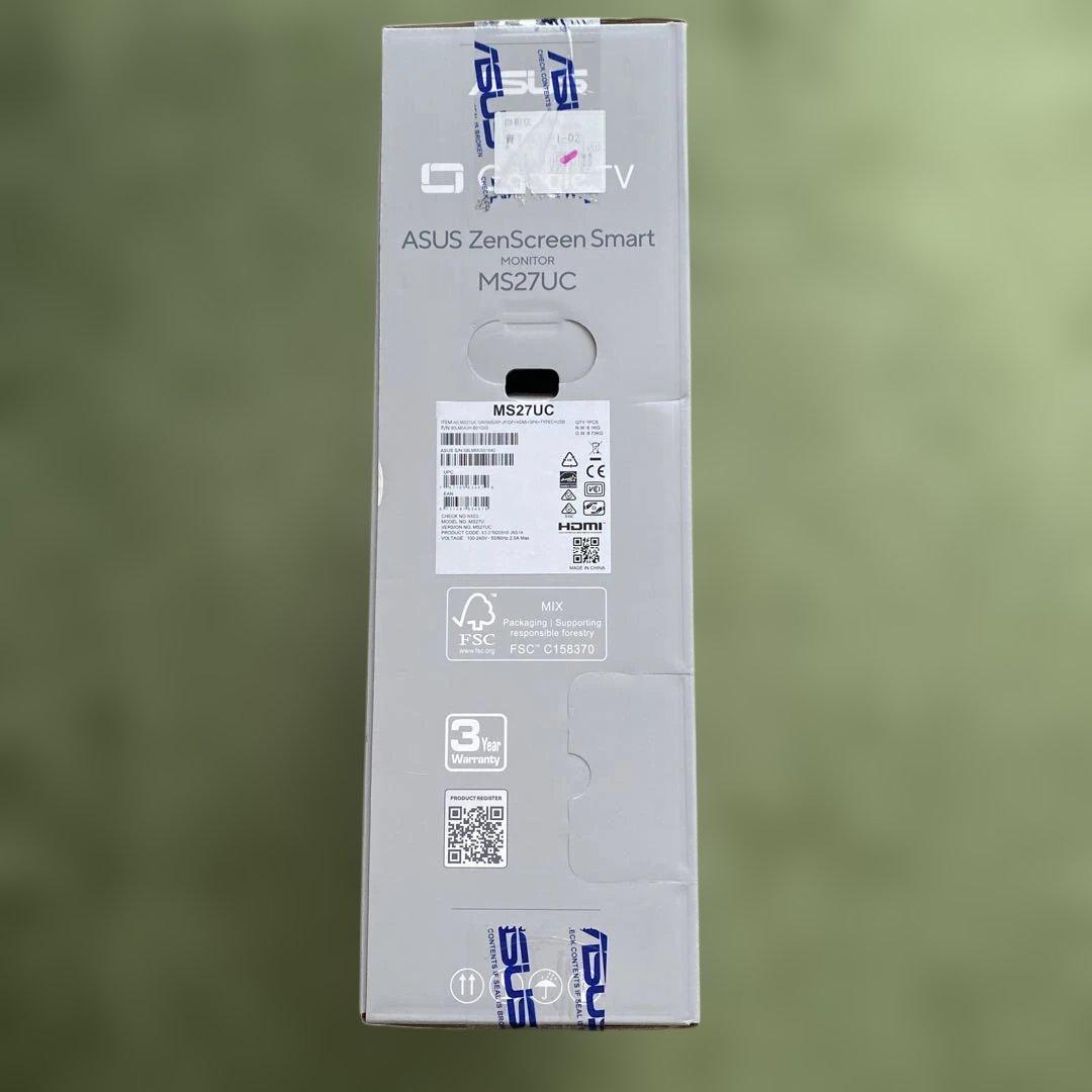 【新春祝】ASUS ZenScreen Smart MS27UC