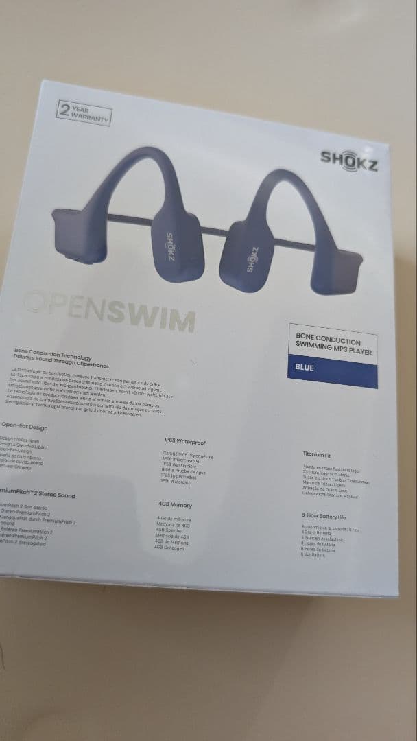 【在庫ラスト】【新品未開封】SHOKZ 骨伝導イヤホン　OPENSWIM