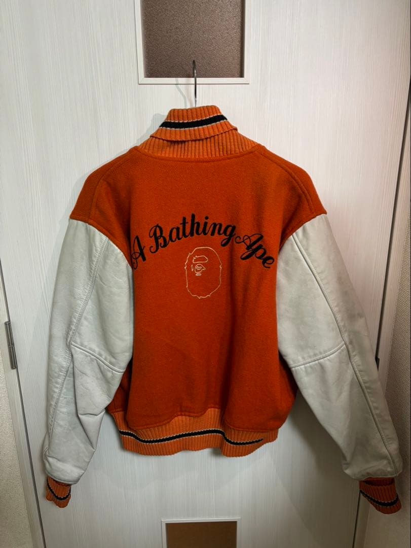 96&97年秋冬発売 アベイシングエイプ スタジャン オレンジ