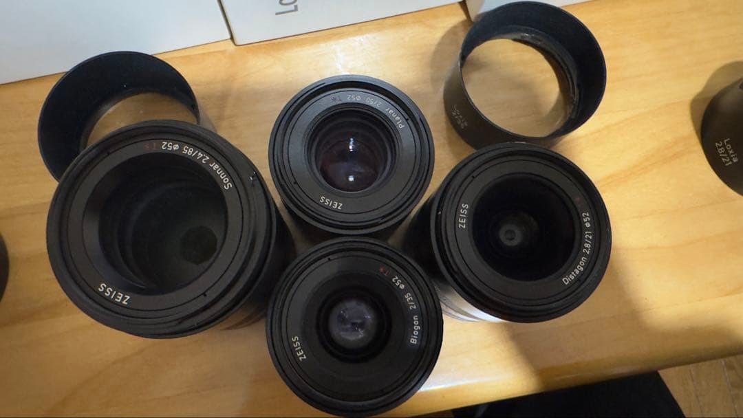 Carl Zeiss Loxia レンズ(35/85mm) 2本