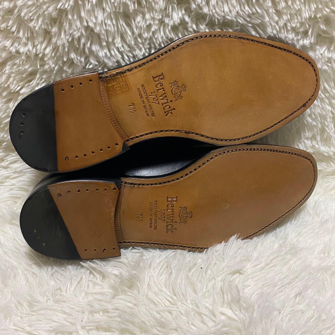 ✨定価約4万✨Berwick ローファー 5120 ブラック牛革本革黒