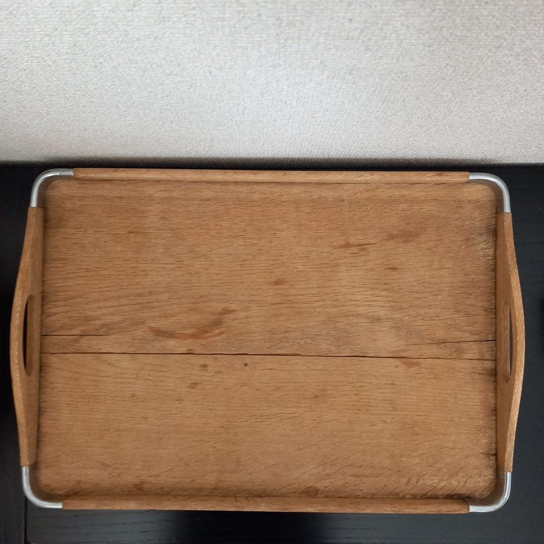 あつき様の　フランス　アンティーク木製トレイ