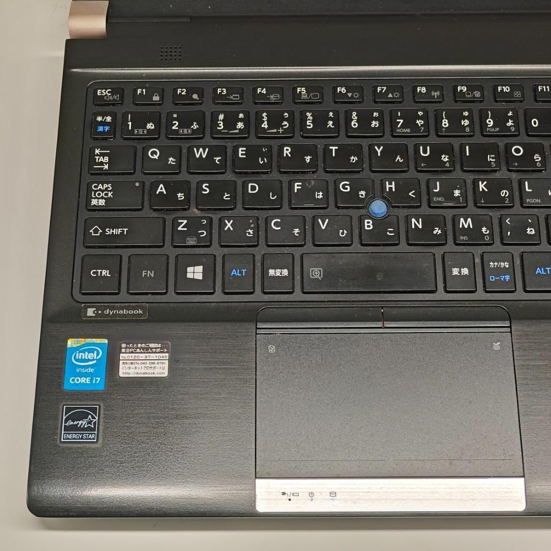 【東芝】R73 高速i7 SSD512GB 16GB ブラック ノートPC