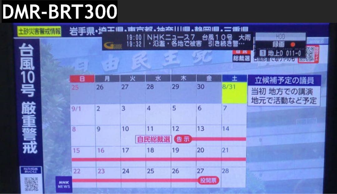 レコーダー DMR-BRT300