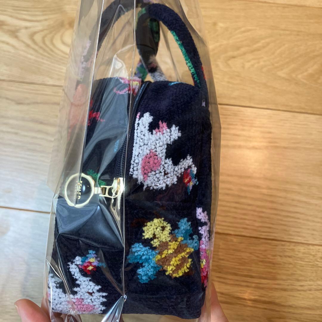 feiler 神崎恵 ミニキューブバッグ　ネイビー フェイラー 新品 バッグ