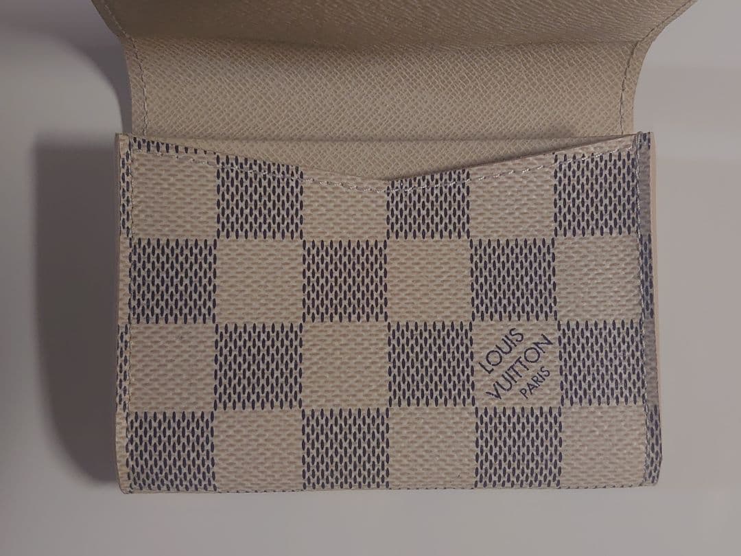 Louis Vuitton ダミエ アズール 名刺入れ カードケース●お値下げ●