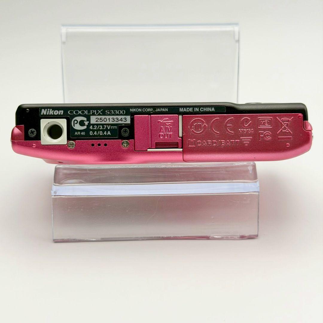 【動作OK】Nikon COOLPIX S3300 付属品あり 2615-11