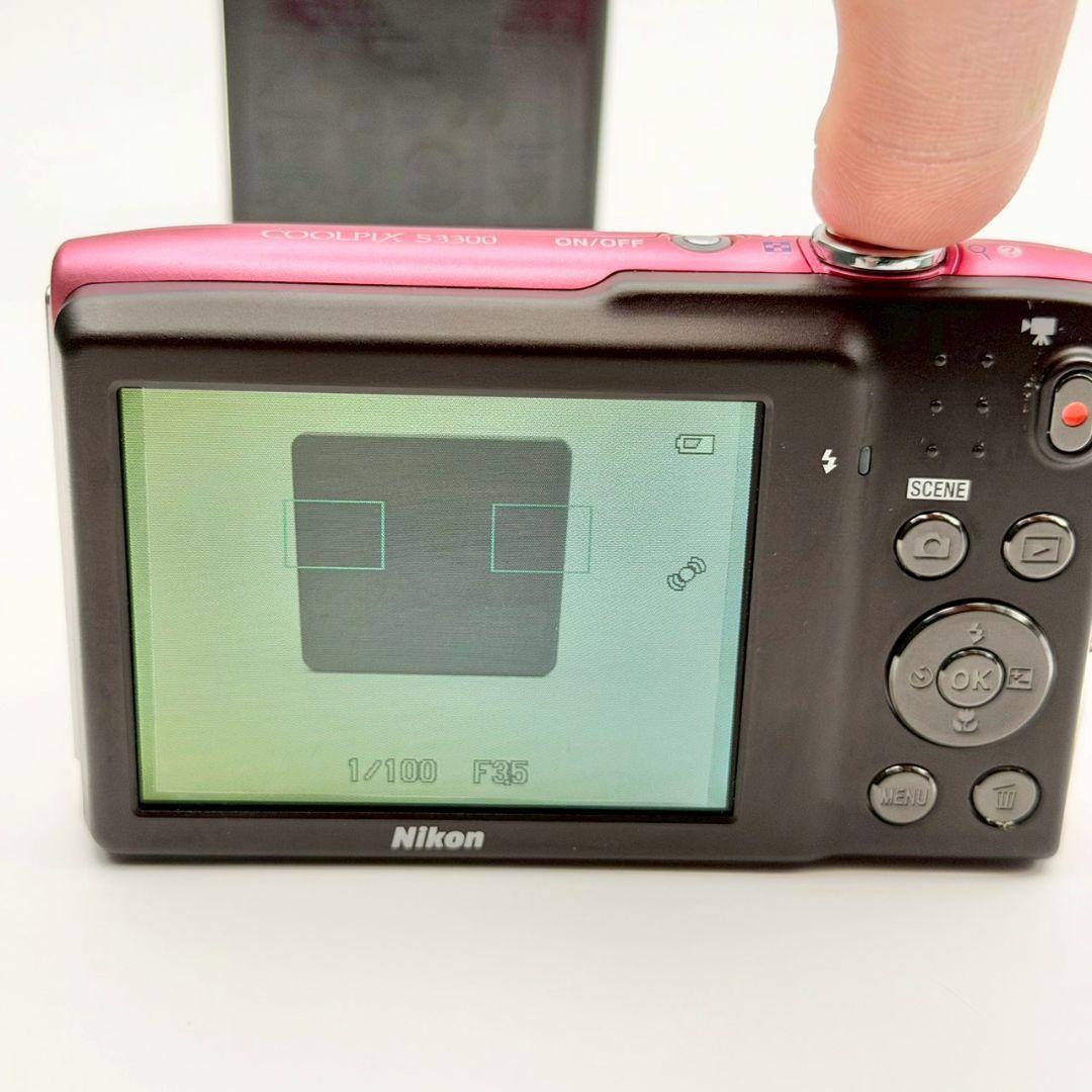 【動作OK】Nikon COOLPIX S3300 付属品あり 2615-11