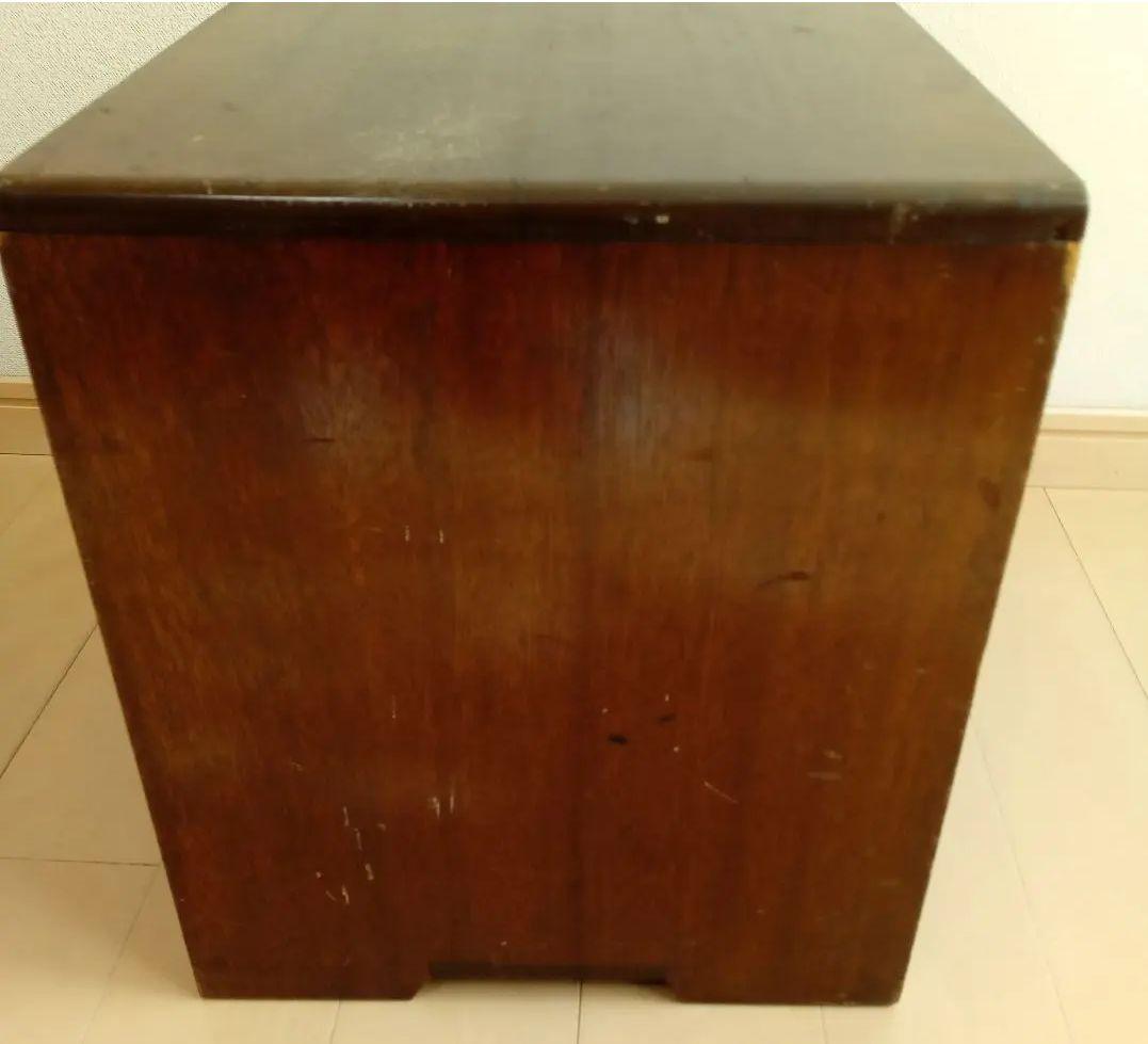 古材　昭和レトロ　書類棚　レターケース　5段