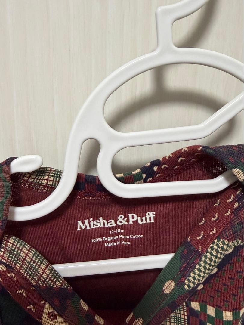 misha&puff overall 12-18m パチワ柄
