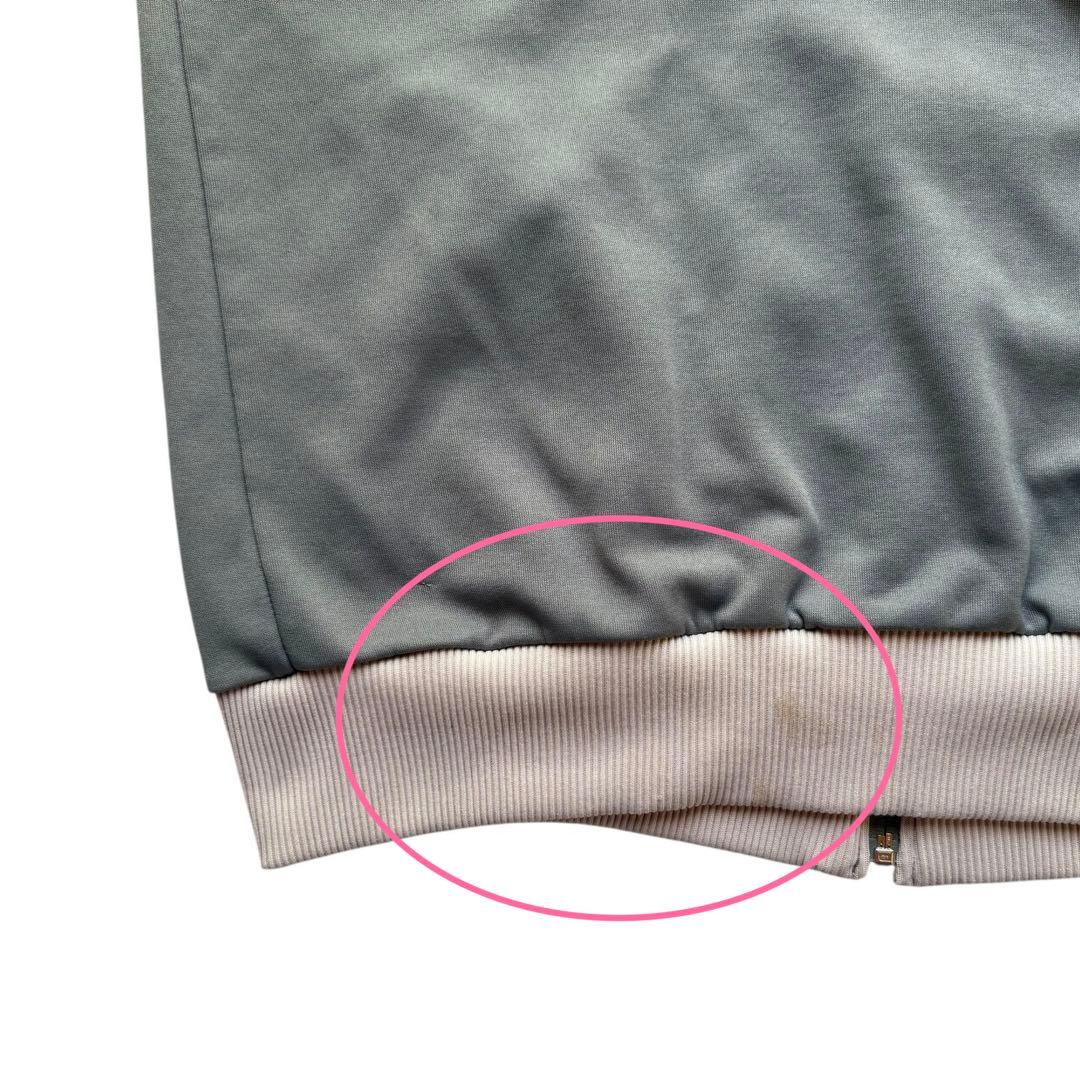 80s adidas トラックジャケット 台湾製 XL グレー