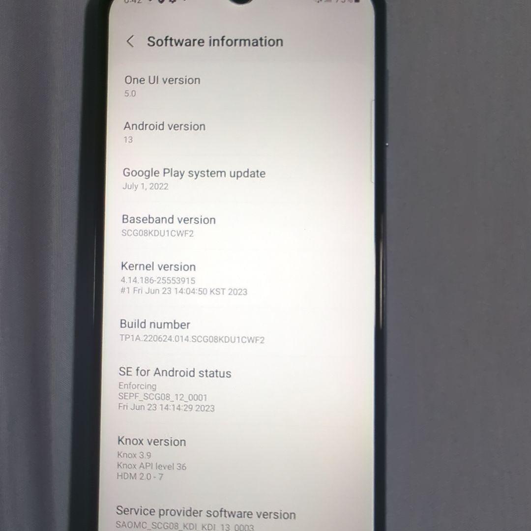 森*本様 Samsung Galaxy A32 5G（SCG08）の出品です