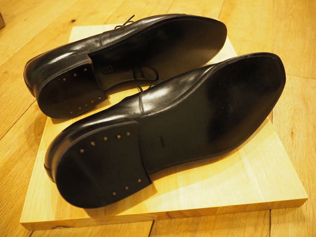 【美品】JM.WESTON 300 ブラック ストレートチップ 8/ 8.5