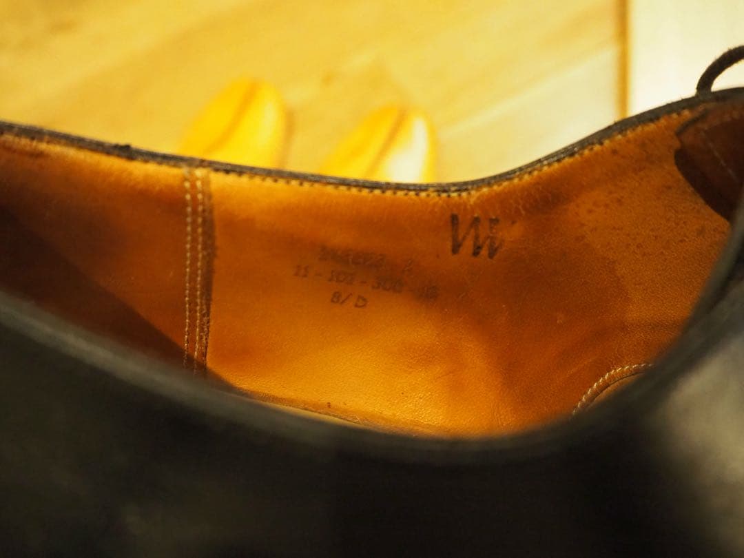 【美品】JM.WESTON 300 ブラック ストレートチップ 8/ 8.5