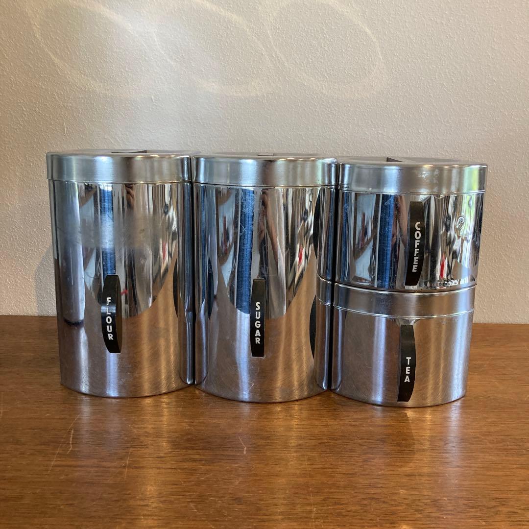 J*l様 アメリカビンテージ　金属製キャニスター・ペーパーホルダーセット