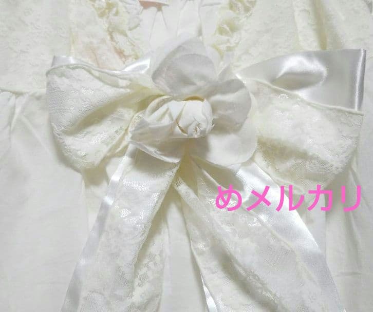 LIZ LISA リズリサ お花、リボン チュニック キャミソール ホワイト