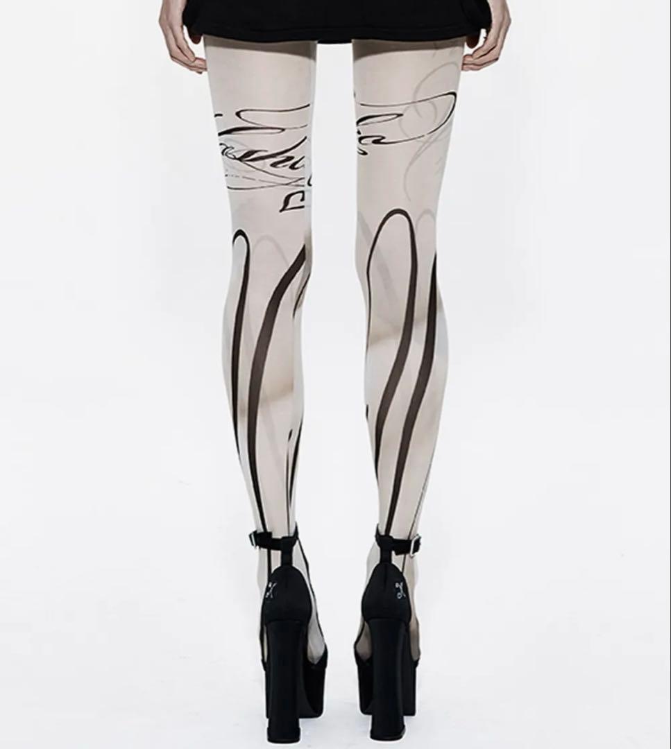 【完売品】KASHIKO Calligraphy Tights