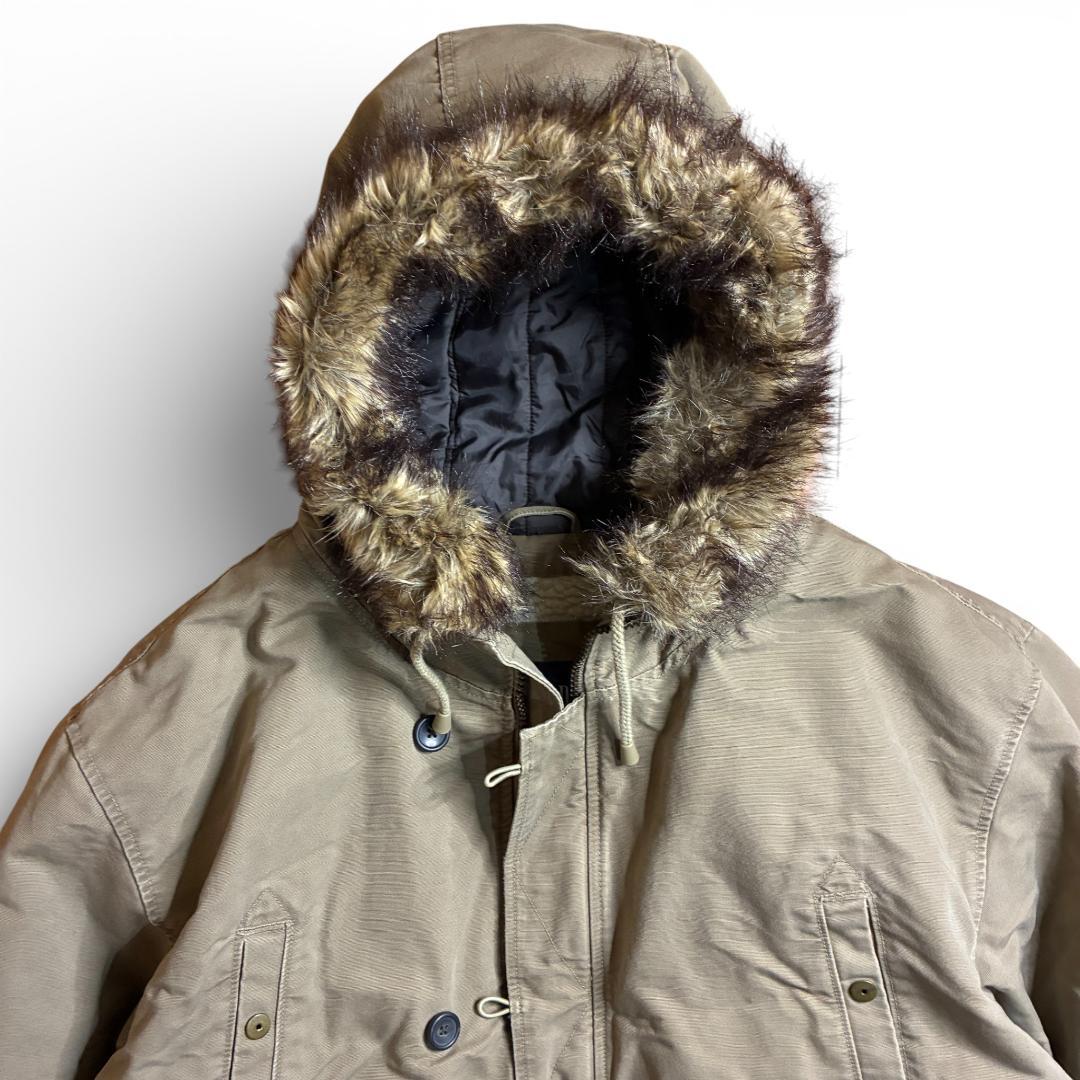 美品 OLD GAP ミリタリーコート ボアライナー Y2K ビッグサイズ