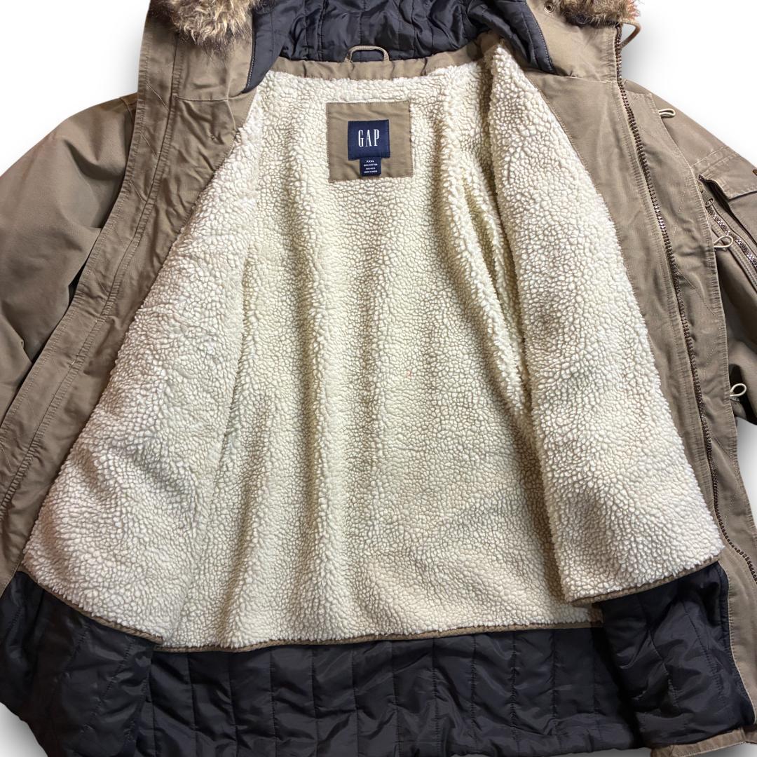 美品 OLD GAP ミリタリーコート ボアライナー Y2K ビッグサイズ
