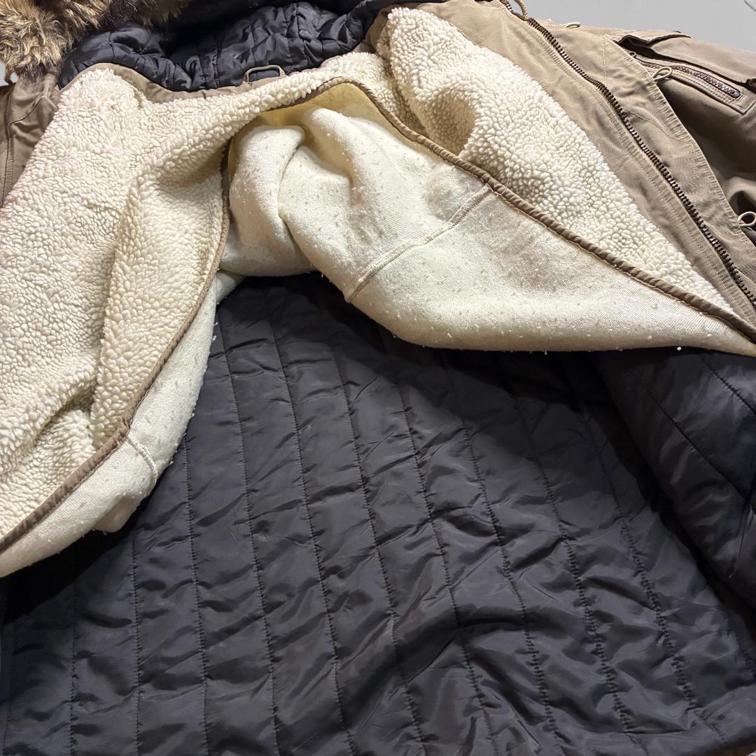 美品 OLD GAP ミリタリーコート ボアライナー Y2K ビッグサイズ