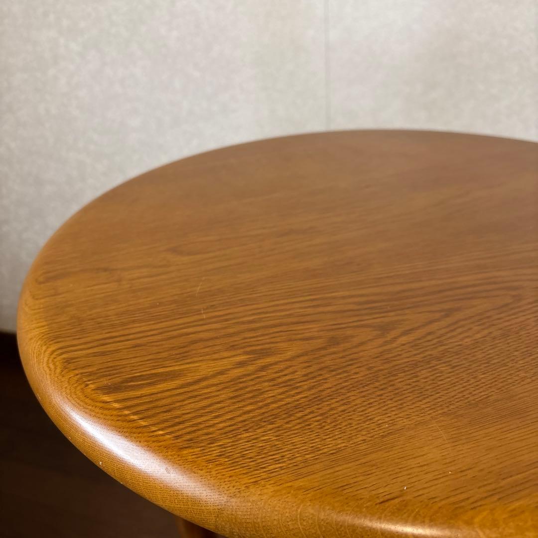 【美品】浜本工芸 サイドテーブル ラウンドテーブル