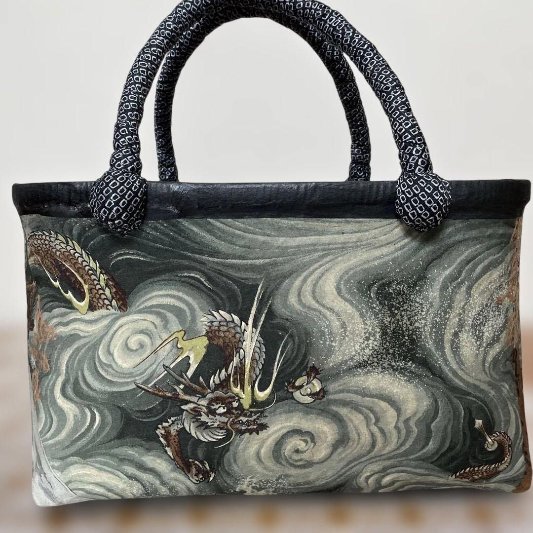 一閑張りバッグ13龍　Ｊohn Smith