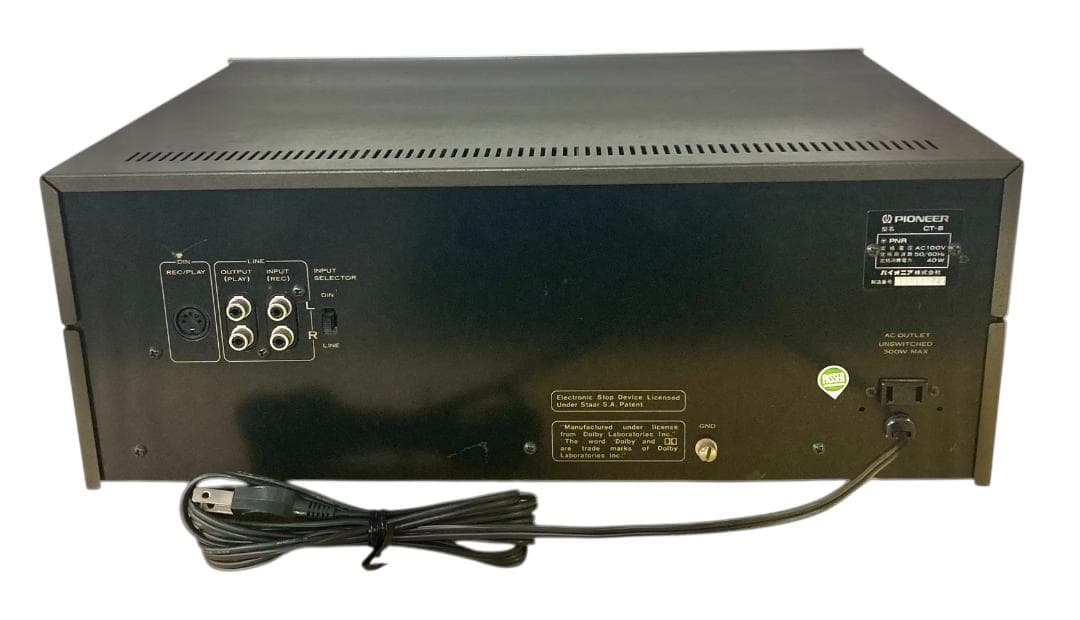 HFD2027 ★現状品★ pioneer パイオニア カセットデッキ CT-8