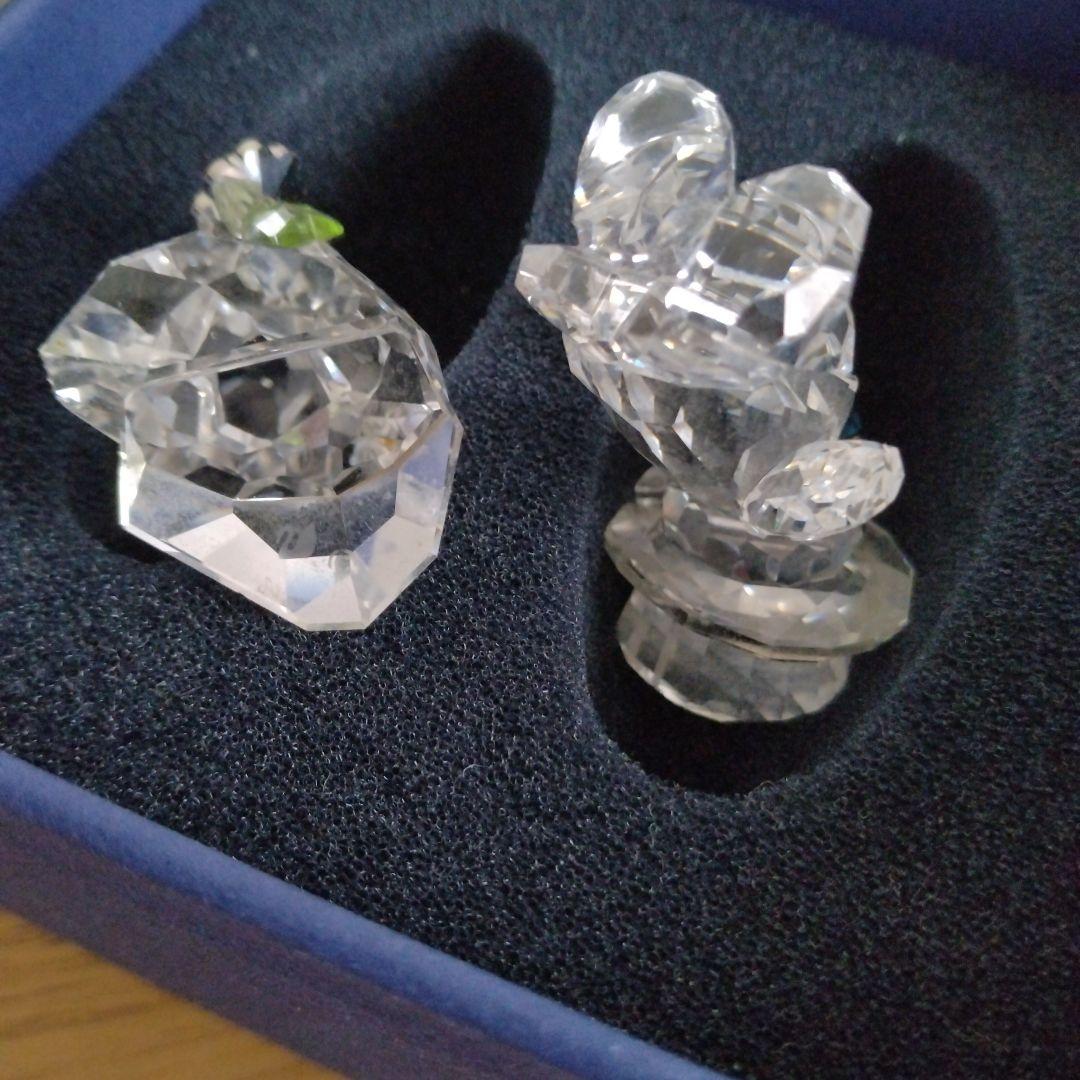 スワロフスキー ペア クマ ベア 置き物　クリスベア　正規品　クリスマス