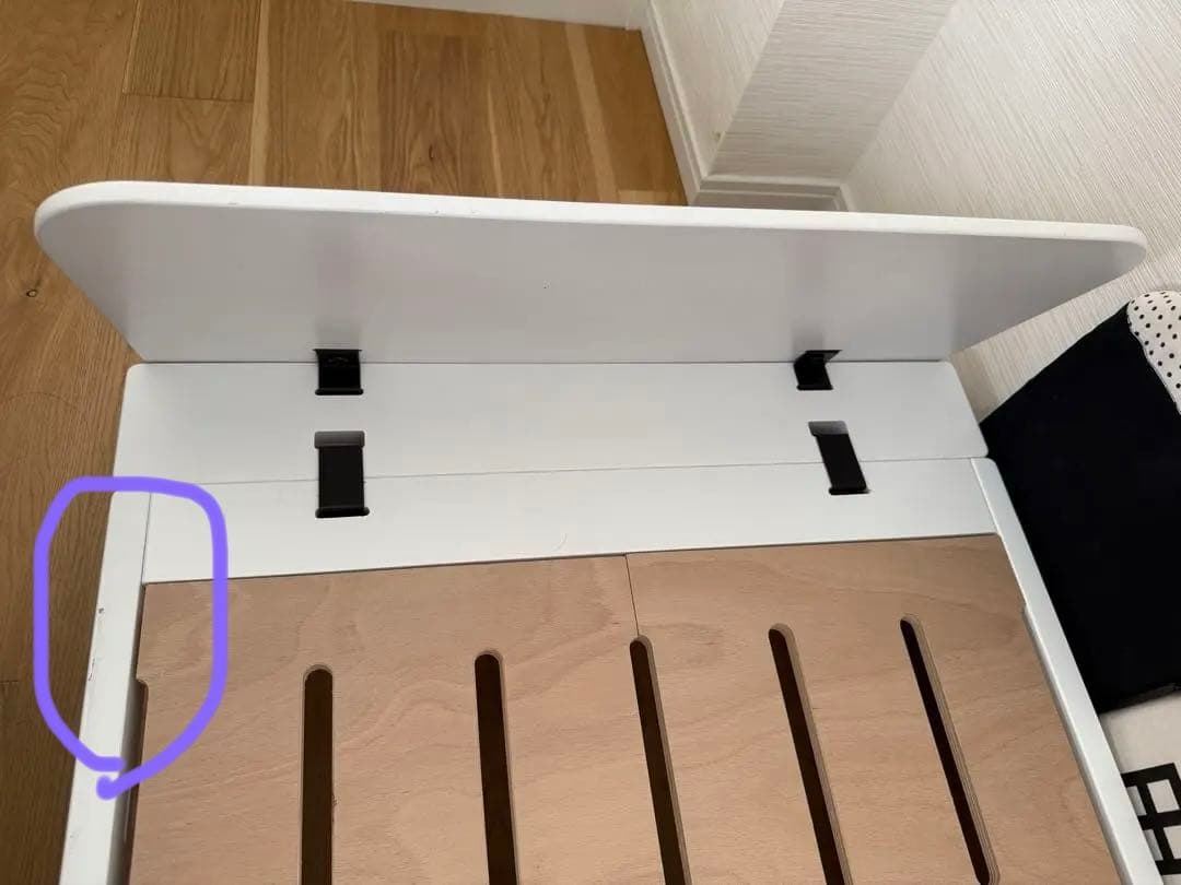 延長ボード付★HOPPLE BEBEDキッズベッド